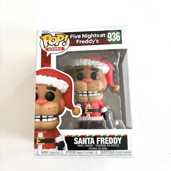 Funko POP! Games: Five Nights at Freddy's - Santa Freddy #936 NWB - Picture 2 of 6